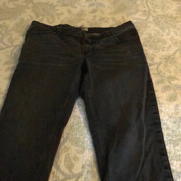 Men’s Calvin Klein black slim straight jeans 34/30